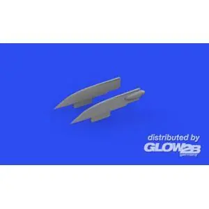 F-4B fin caps PRINT, for TAMIYA in 1:48