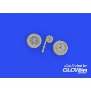 Bf 109G-4 wheels for EDUARD in 1:48