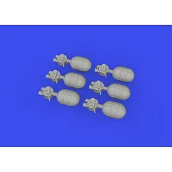 WWII USAAF oxygen cylinder A-4 PRINT in 1:48