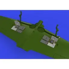 A6M3 gun bays short barrel PRINT 1/48 EDUARD in 1:48