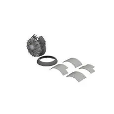 FM-2 engine PRINT 1/48 in 1/48
