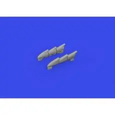 Hurricane Mk.II exhaust rounded PRINT 1/48 ARMA HOBBY in 1/48