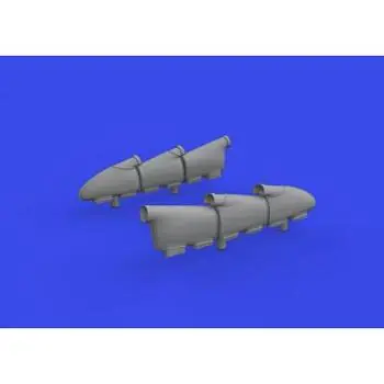 Hurricane Mk.I exhaust stacks PRINT 1/48 HOBBY BOSS in 1:48