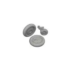 Bf 109G-5/G-6 wheels PRINT 1/72 in 1:72