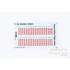 Remove Before Flight (white) SPACE in 1:48