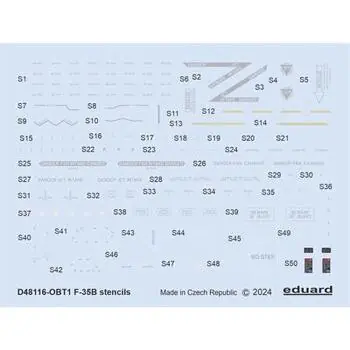 F-35B stencils 1/48 in 1:48