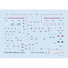 A6M2 stencils for TAMIYA/AIRFIX/HASEGAWA in 1:72