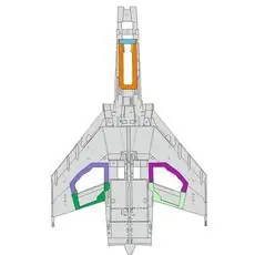 F-4E wheel bays 1/48 MENG in 1:48