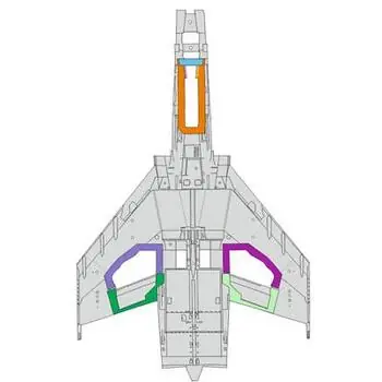 F-4E wheel bays 1/48 MENG in 1:48