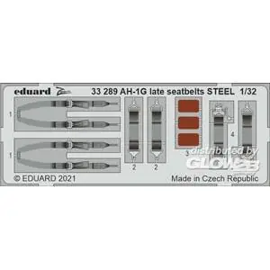 AH-1G late seatbelts STEEL for ICM in 1:32