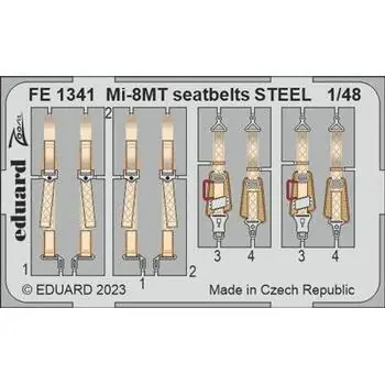 Mi-8MT seatbelts STEEL 1/48 ZVEZDA in 1:48