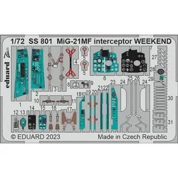 MiG-21MF interceptor WEEKEND 1/72 EDUARD in 1:72