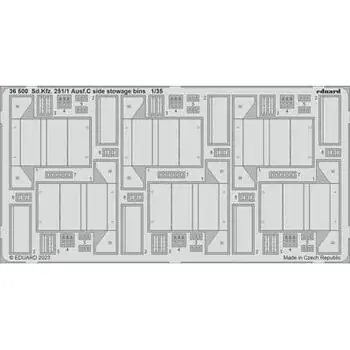 Sd.Kfz. 251/1 Ausf.C side stowage bins 1/35 ACADEMY in 1:35