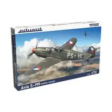 S-199 bubble canopy 1/72 EDUARD-WEEKEND in 1:72