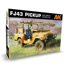 FJ43 Pickup with SPG-9. RECOILLESS GUN in 1:35