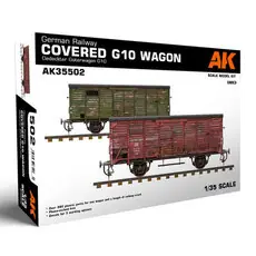 GERMAN RAILWAY COVERED G10 WAGON GEDECKTER GÜTERWAGEN G10 1/35 in 1:35