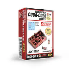 Coca-Cola-Flaschen in Holzkisten aus den 1940er- bis 1980er-Jahren Coca-Cola-Flaschen in Holzkisten aus den 1940er- bis 1980er-Jahren