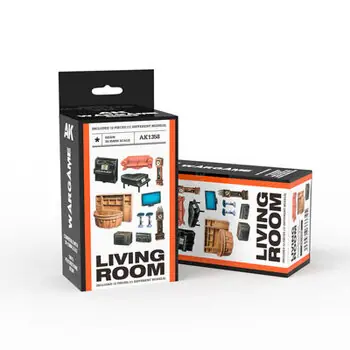 Wohnzimmer-Set für Tabletop-Spiele (Harz, 30-35 mm)