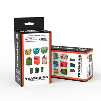 Mülltonnen-Szenerie-Wargame-Set (30-35 mm)