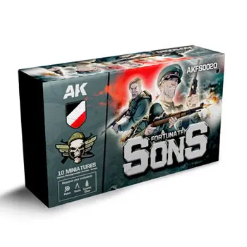 FORTUNATE SONS Panzergrenadier Division (10 Miniaturen)