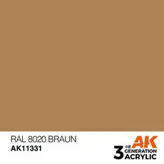 RAL 8020 Braun