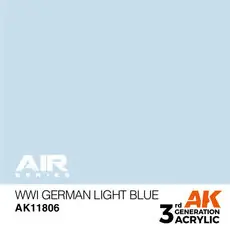 Deutsches Hellblau aus dem Ersten Weltkrieg