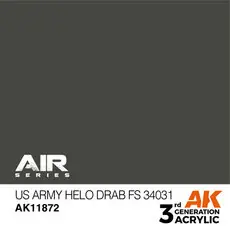 US Army Helikopter Drab FS 34031