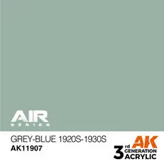 Grau-Blau 1920er-1930er Jahre