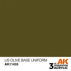 US-Uniform auf olivgrüner Basis