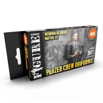 PANZER CREW SCHWARZE UNIFORMEN SET 3G