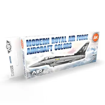 Moderne Flugzeugfarben der Royal Air Force SET 3G