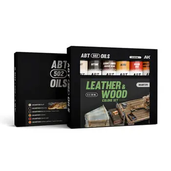 LEDER- & HOLZFARBEN-SET - ABT. 502 ÖLFARBEN