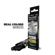 WWII AXIS FLUGZEUG SQUIGGLE CAMOUFLAGE FARBEN – RC MARKERS SET