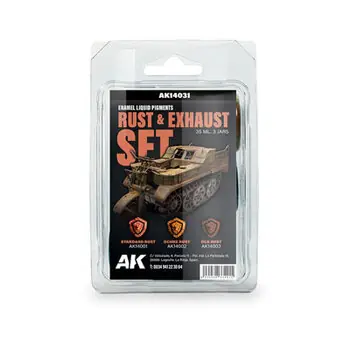 ROST- & AUSPUFF-SET - Flüssigpigment