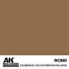 Real Colors: Gelbbraun-Yellow Brown RAL 8000 17 ml.