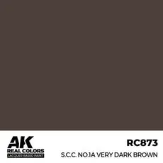 Real Colors: SCC No.1A Sehr dunkles Braun 17 ml.
