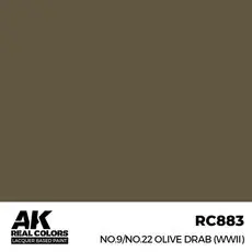 Real Colors: Nr. 9/Nr. 22 Olivgrün (2. Weltkrieg) 17 ml.