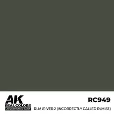 Real Colors: RLM 81 Ver.2 (fälschlicherweise RLM 83 genannt) 17 ml.