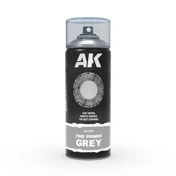 Feingrundierung Grau - Spray 400ml (inkl. 2 Düsen)