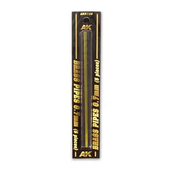 Messingrohre 0,7 mm, 5 Stück