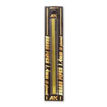 Messingrohre 1,4 mm, 5 Stück
