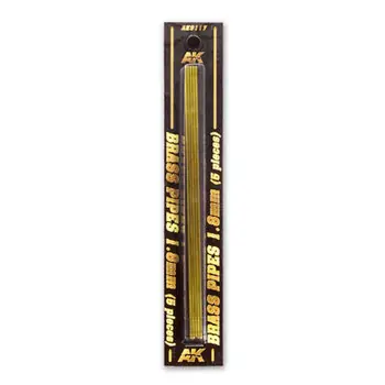 Messingrohre 1,8 mm, 5 Stück