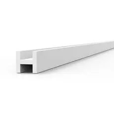 Balken H-Form 1,5 x 1,5 x 350 mm x 4 Einheiten STYROL