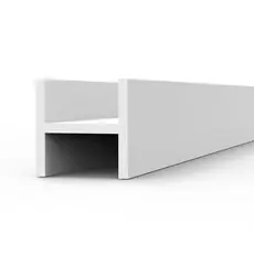 Balken H-Form 3,0 x 3,0 x 350 mm x 3 Einheiten STYROL