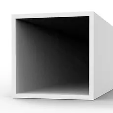Quadratisches Hohlrohr 6,00x350mm(0,7mm)-STYROLSTREIFEN