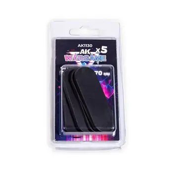 MOTORBIKE BASES 25x70mm x 5 units