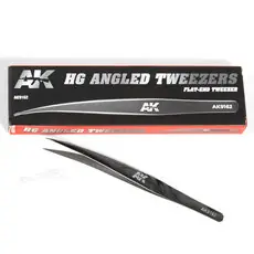 HG ABGEWINKELTE PINZETTE 02 (FLACHES ENDE)