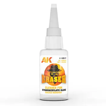 ERASER CLEANER FOR CYANOCRYLAT (EXCESS REMOVER) / LIMPIADOR PARA PEGAMENTO DE CIANOACRILATO (ELIMINADOR DE EXCESO)