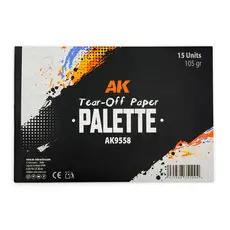 Abreißpalette aus Papier, 15 Blatt Abreißpalette aus Papier, 15 Blatt