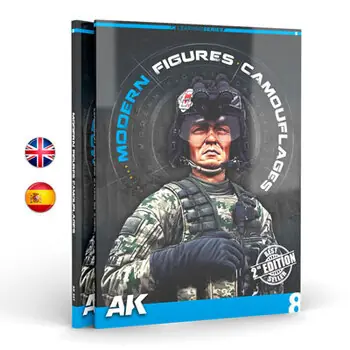 CAMUFLAJES MODERNOS PARA FIGURAS (AK LERNING SERIES Nº 8) Spanisch